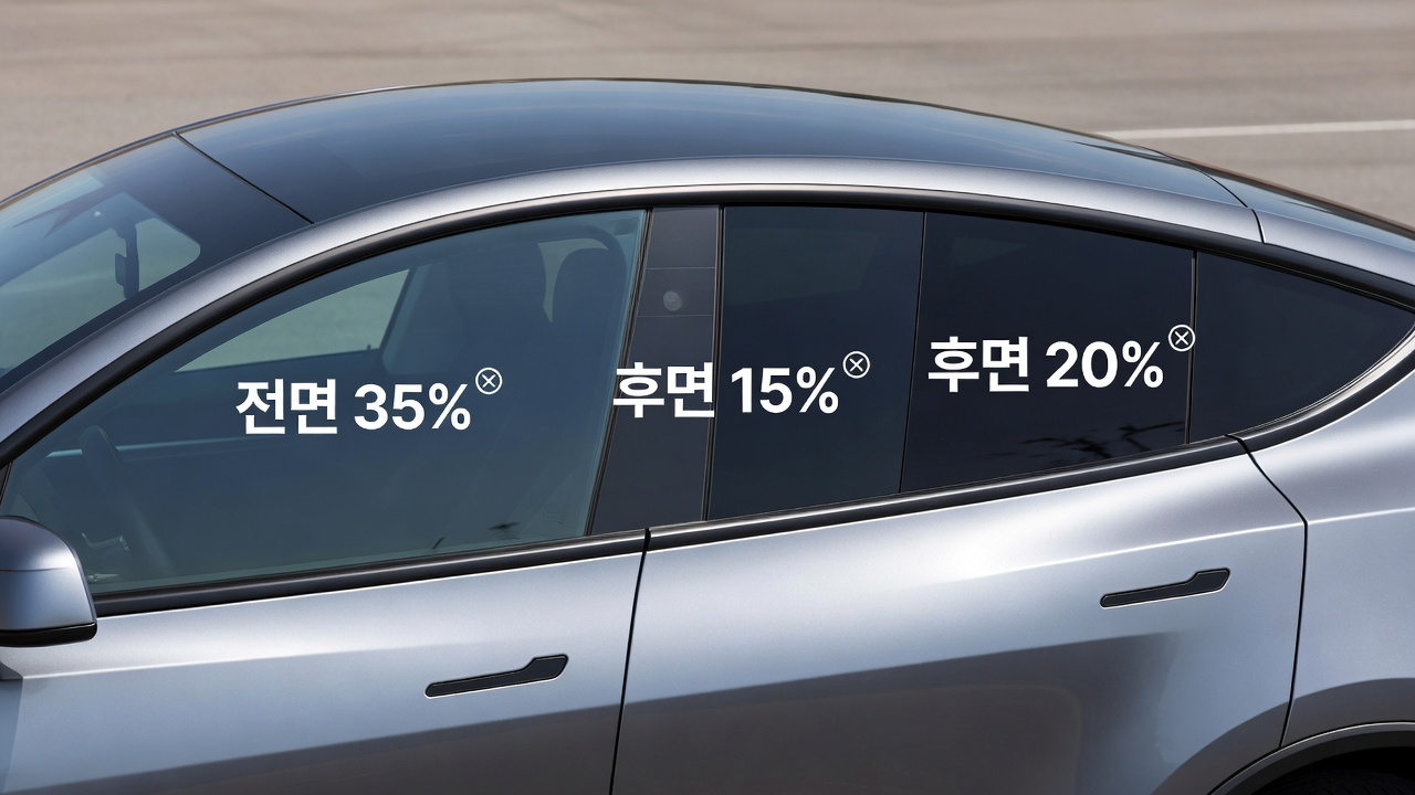 테슬라 모델Y 틴팅 농도 추천