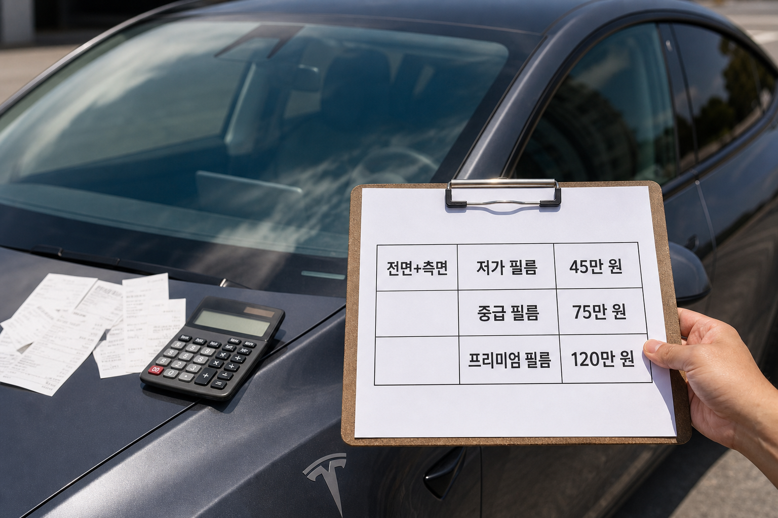 테슬라 틴팅 완벽 가이드