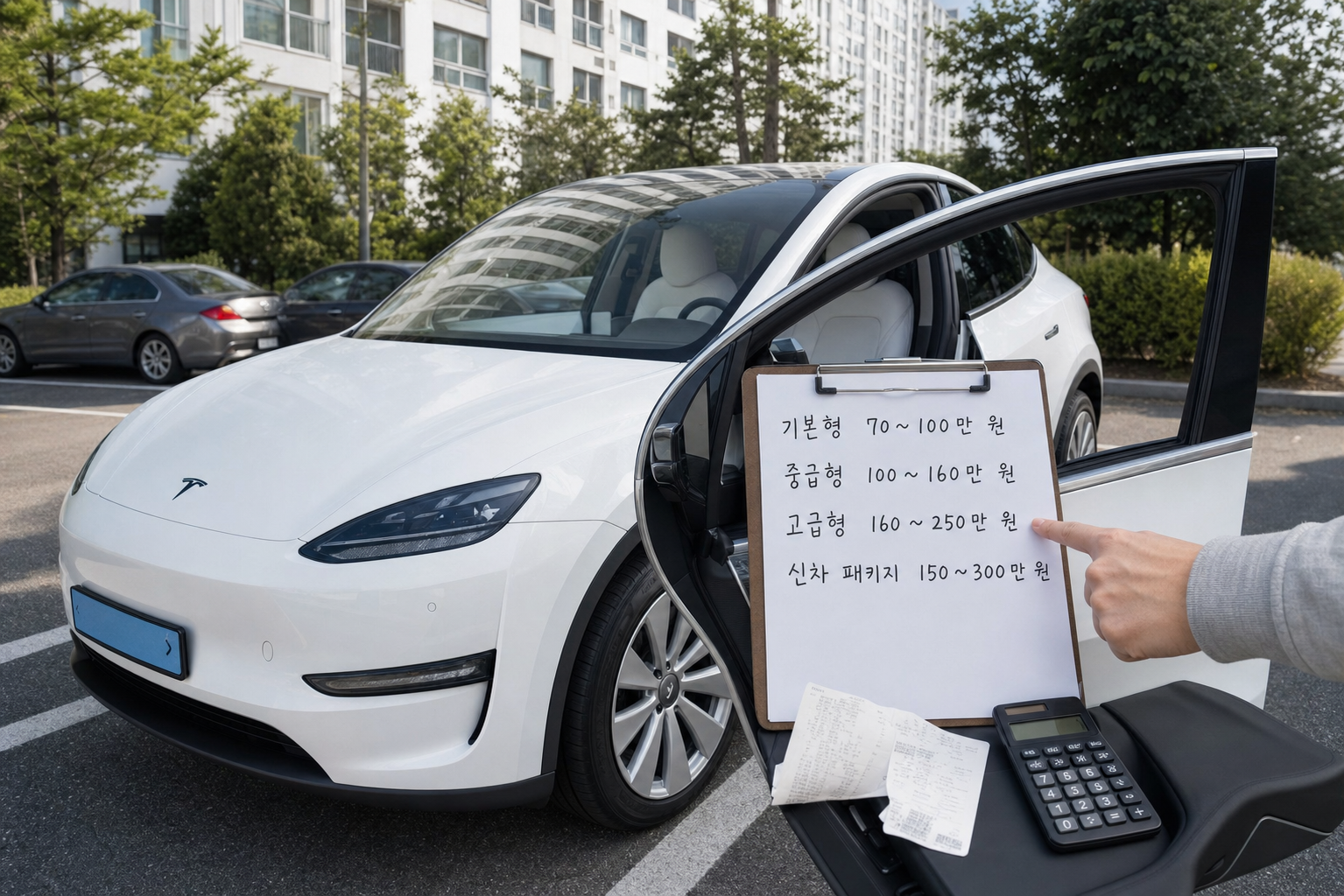 테슬라 모델Y 주니퍼 틴팅 농도 추천과 비용