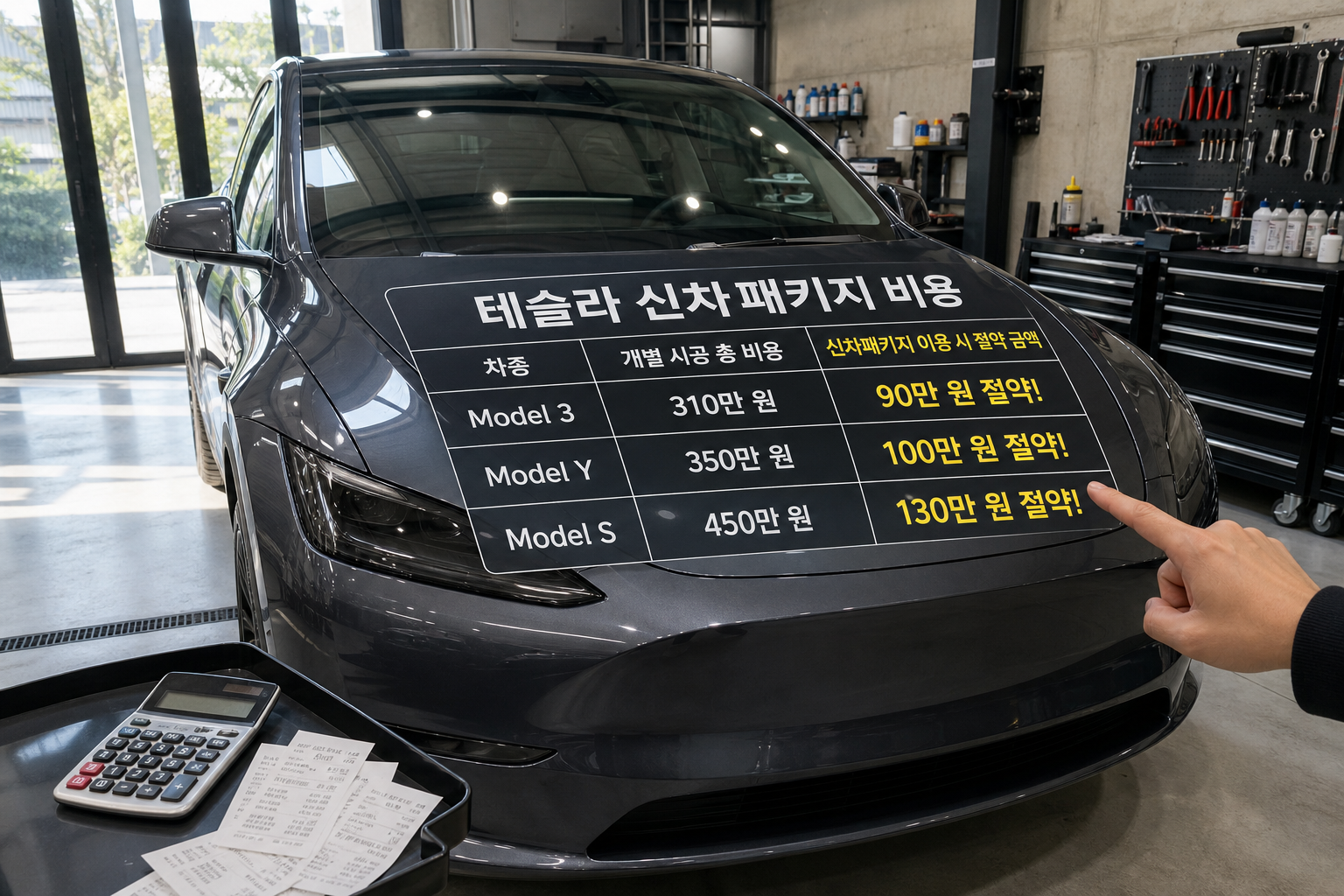 테슬라 신차패키지 완벽 가이드
